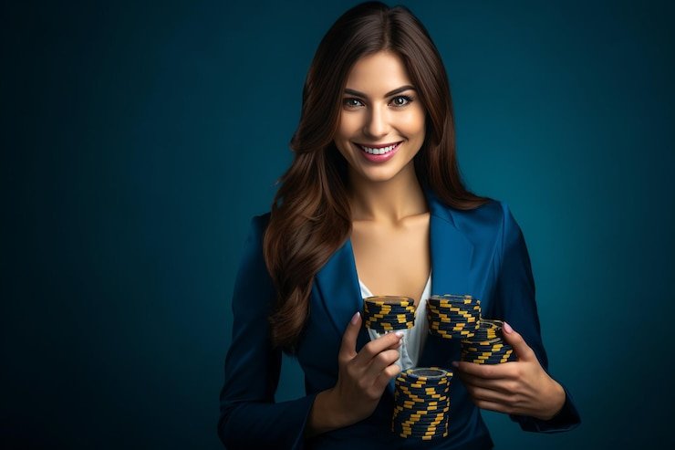 Tampilan permainan Fa Cai Shen Deluxe di mposlot dengan gulungan dan simbol kemakmuran