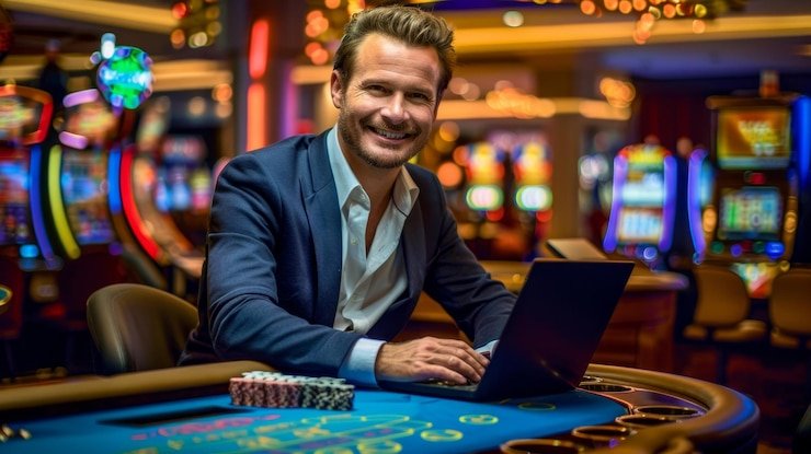 Meja blackjack dealer langsung Pragmatic Play di studio mposlot dengan kamera multi-sudut berkualitas HD